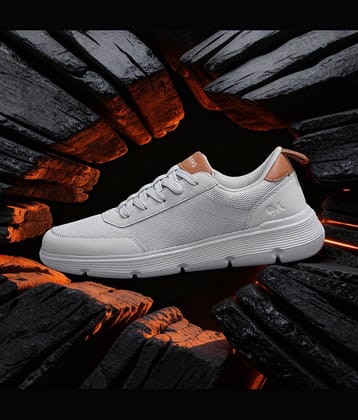 Neemans Off White Men's Sports Running Shoes