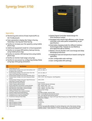 V-Guard Synergy Smart 3750 Solar Inverter (Black) | Pure Sinewave Output & Wi-Fi Control | Home & Office Power Backup V-Guard Synergy Smart 3750 Solar Inverter (Black) | Pure Sinewave Output & Wi-Fi Control | Home & Office Power Backup