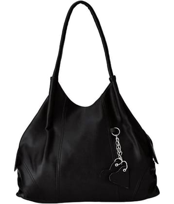 Fostelo Black Fabric Shoulder Bag