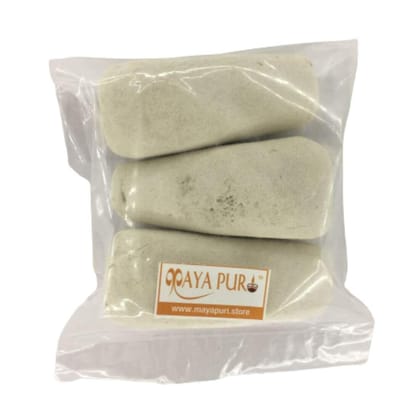 MAYAPURI Natural Tilok Mati/Gopi Chandan Tilak Stick, Tilaka Mitti (White, Pack of 3 Sticks)