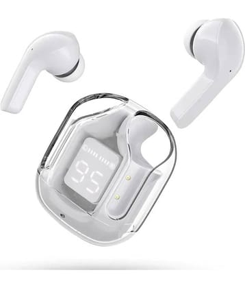 COREGENIX Premium Ultrapods Bluetooth True Wireless (TWS) In Ear 30 Hours Playback Low Latency IPX4(Splash & Sweat Proof) White