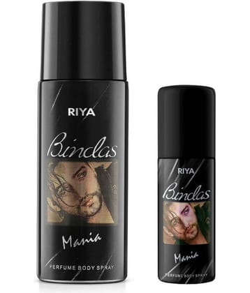 Riya Bindas Deodorant Spray & Perfume For Men (150ml & 40ml) ( Pack of 2 )