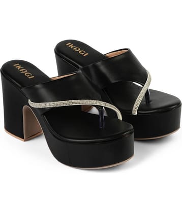 IKAGI White Women's Slip On Heels