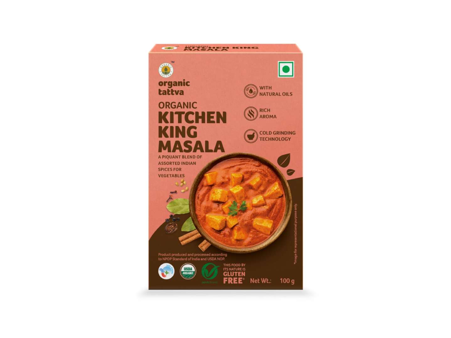 Organic Kitchen King Masala 100g