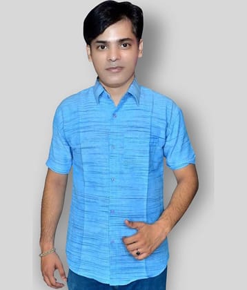 DESHBANDHU DBK - Blue Cotton Regular Fit Men's Formal Shirt (Pack of 1)