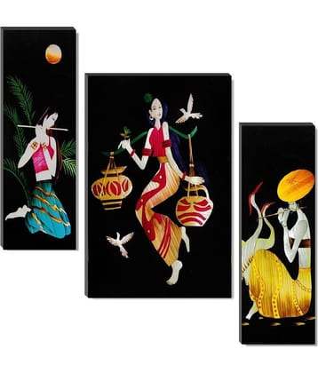 SNDArt Set Of 3 Modern Art Wall Paintings For Home Decor Gift Items 12 x 18 inch