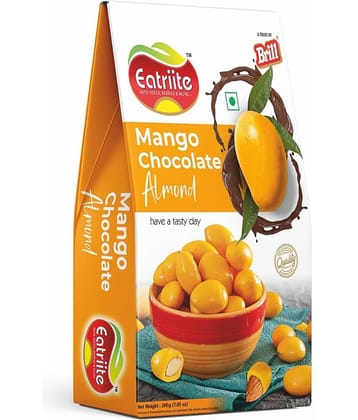EATRIITE Almond Mango Coated Nut Chocolate Covered Nuts 200 g