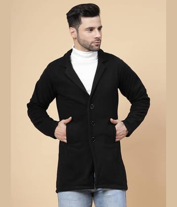 Rigo Fleece Men's Casual Jacket - Black ( Pack of 1 )