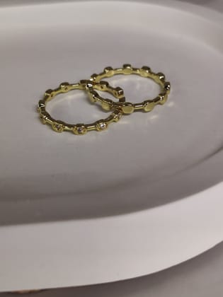 Dainty Ring-Set of 2-Adjustable