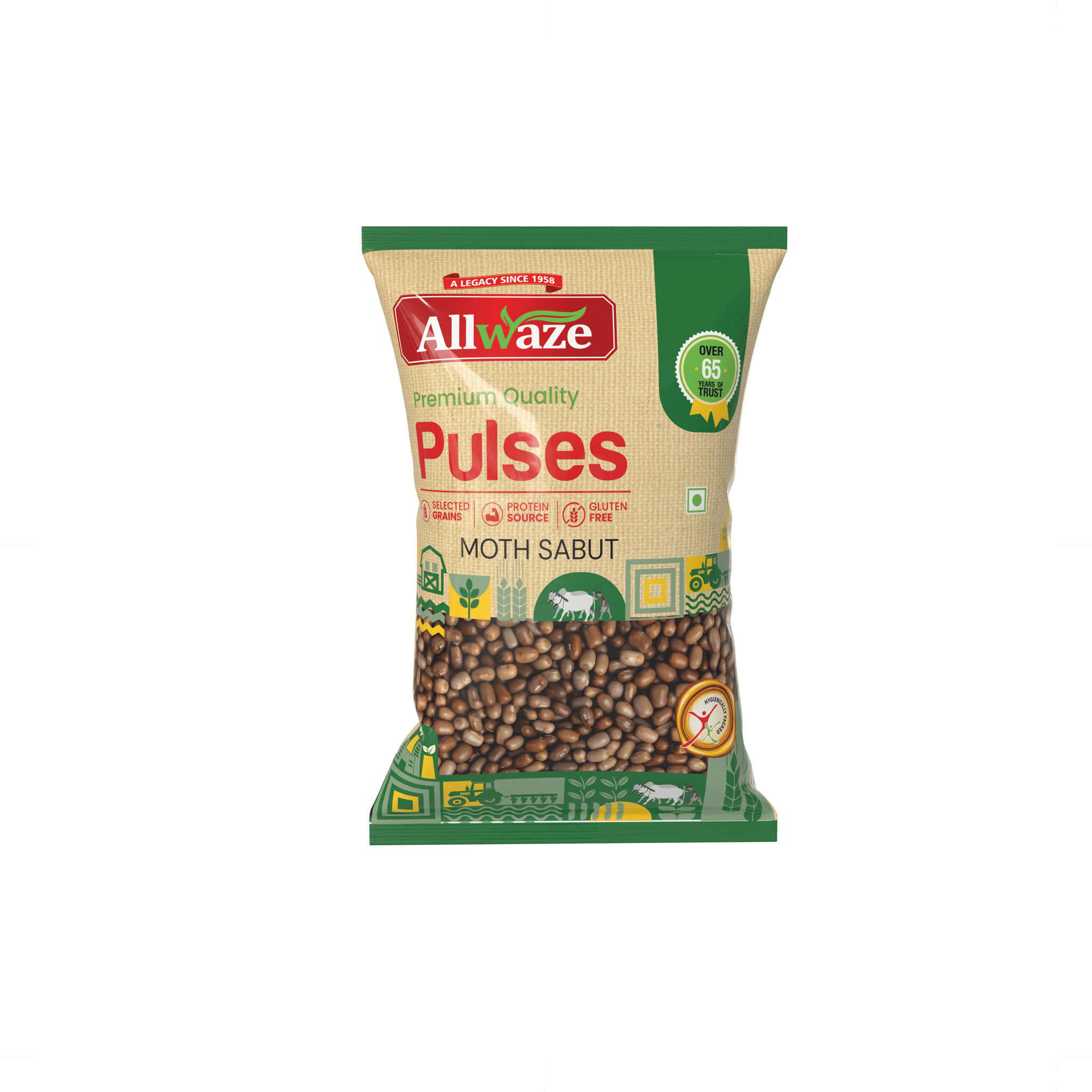 Allwaze Moth sabut 500gram