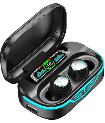 VEHOP PowerBank TWS True Wireless in Ear Earbuds with Digital Display & 50 Hrs Playtime with Type-C Fast Charging, Bluetooth v5.5 with Low Latency Gaming Mode, Clear Calling ENC Mics, IPX5 Waterproof.