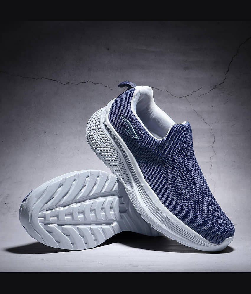 ASIAN WONDERWALK-12 Navy Men's Slip-on Shoes