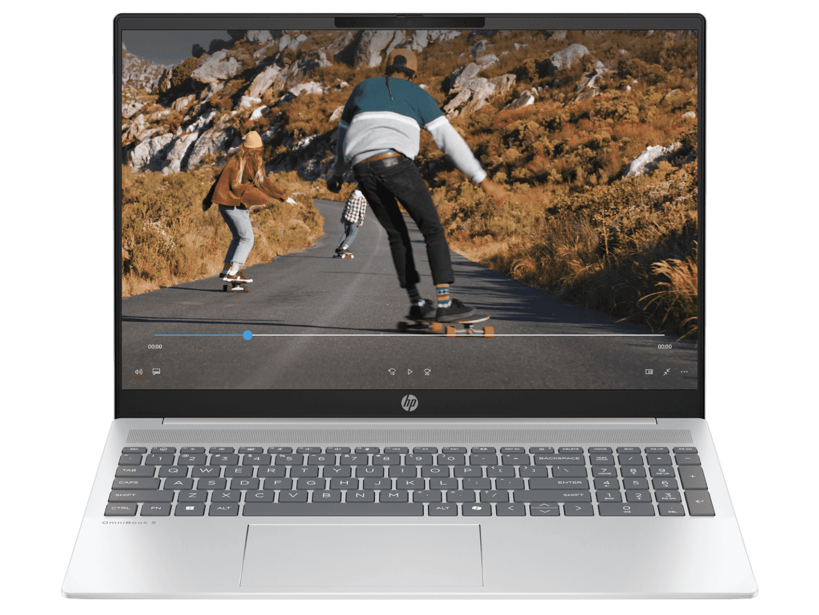 HP OmniBook 5 Laptop,13th Generation Intel® Core™ i5-1334U processor, 2K IPS display with Intel® Iris® Xᵉ Graphic, 16 GB LPDDR5x-4800 RAM, 512 GB SSD Hard Drive, Silver, 16-ba1008TU
