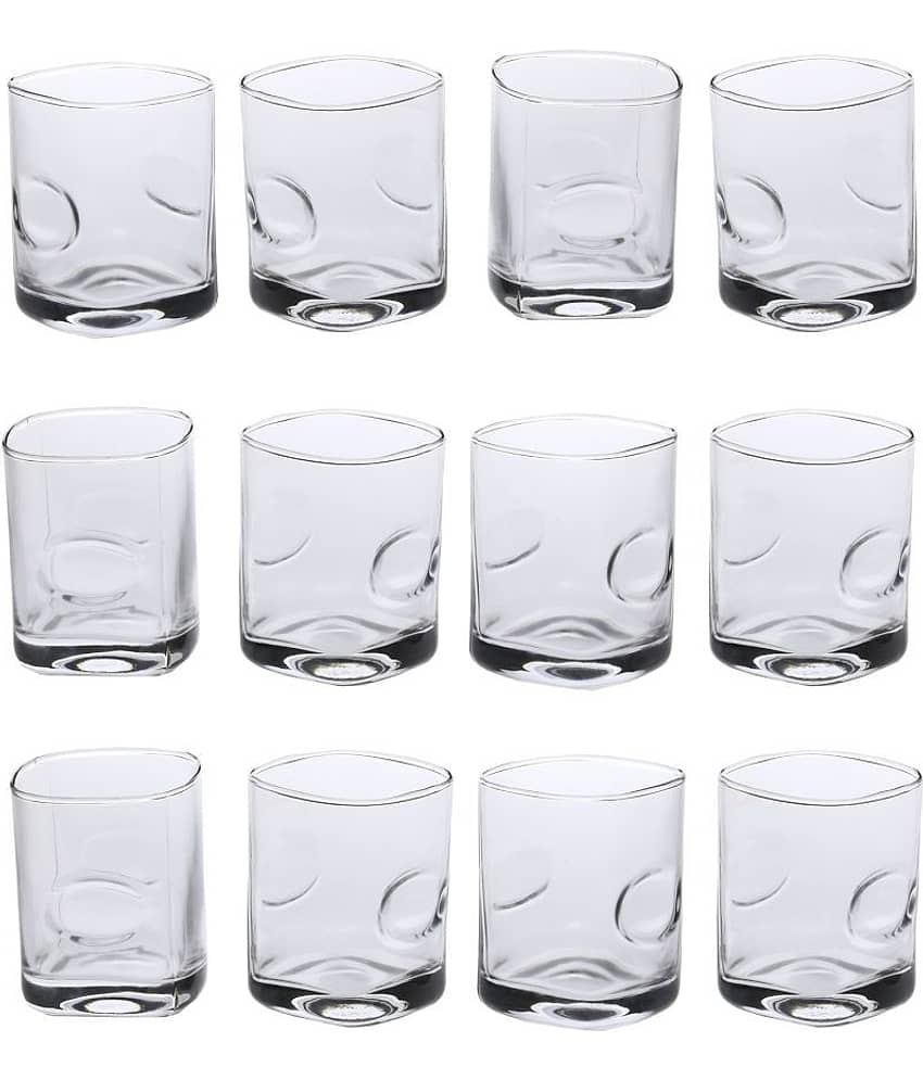 Somil Water/Juice  Glasses Set,  250 ML - (Pack Of 12)