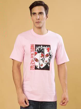 Cat Kamado Pink Regular T-Shirts-S / Pink