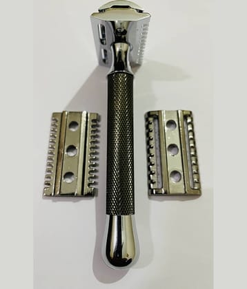 Romer-7 303 De Premium Adjustable Safety Razor+3 Base Plate+SS Blade Manual Razor 1 Blade 1