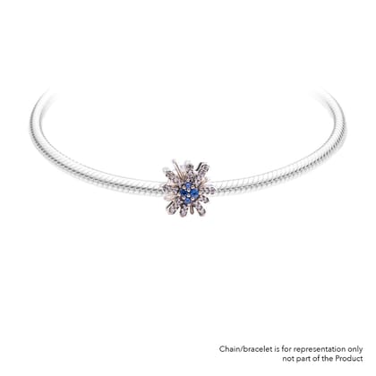 Fireworks  | 925 Silver charms for Bracelets / Chain-Free / Silver / Modern