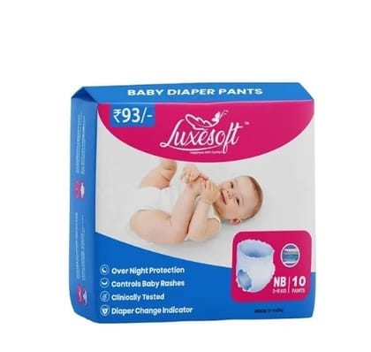 Luxesoft Baby Diaper NB 10