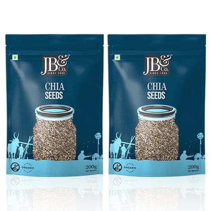 JB&CO Chia Seeds Organic (800gm X 2)
