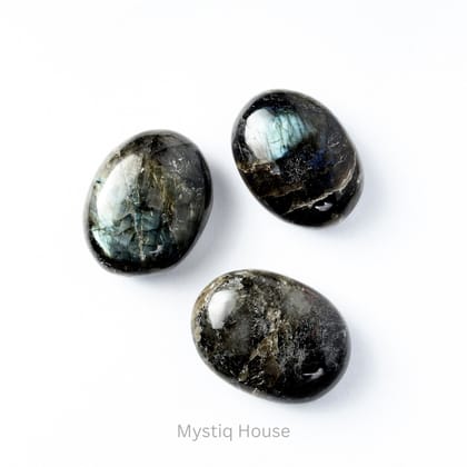 Labradorite Palm Stone-Approx 70-100 gms