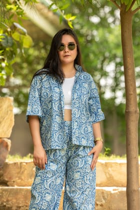 Sea Breeze Coord Set-XS
