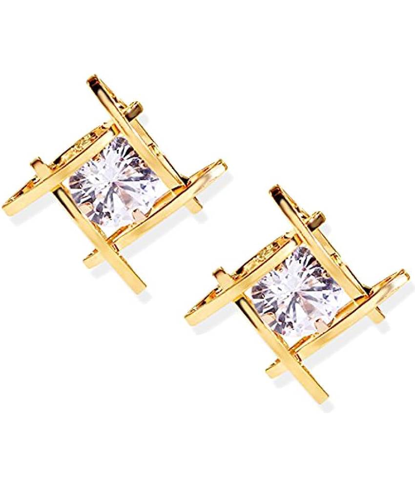 YouBella Golden Alloy Studs Earring