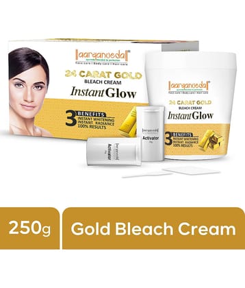 Aaryanveda 3 Times Use Facial Kit For All Skin Type Gold 250 ( Pack of 1 )