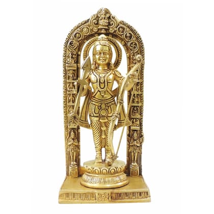 Brass Ram Lala, Ram Lalla Idol for Home Temple, Height : 24 Inch (BSMAS1738 H)