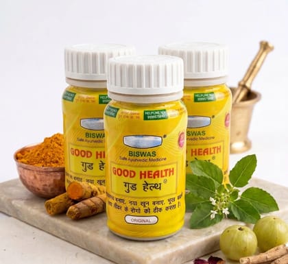 Good Health Ayurvedic Capsules for Immunity, Digestion & Vitality – Pack of 3