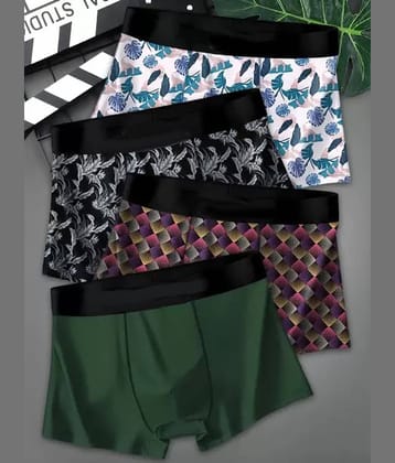 Cavenders Pack of 4 Cotton Blend Briefs For Men's ( Multicolor )