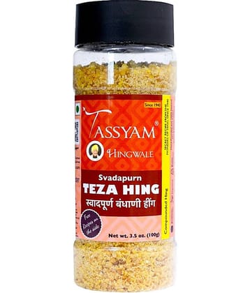 Tassyam Hingwale Teza Hing 100g | Vegan, Hand Pounded & Natural Powder 100 gm