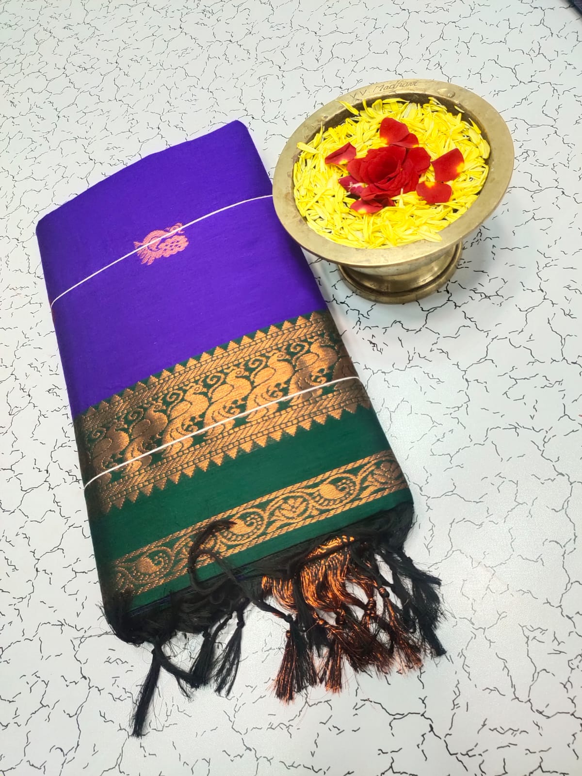 kalyani Pure cotton style saree
