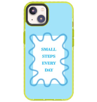 Small Steps Everyday-iPhone 15 Pro Max / Neon Green