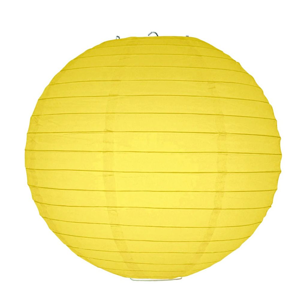 Paper Lanterns Yellow 12"-1PC - Party and Festive Needs | Buy online on ZillyBuy