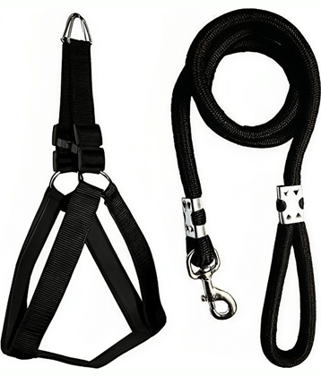 super chain - Red Combo (Collar Belt and Leash) ( Medium )
