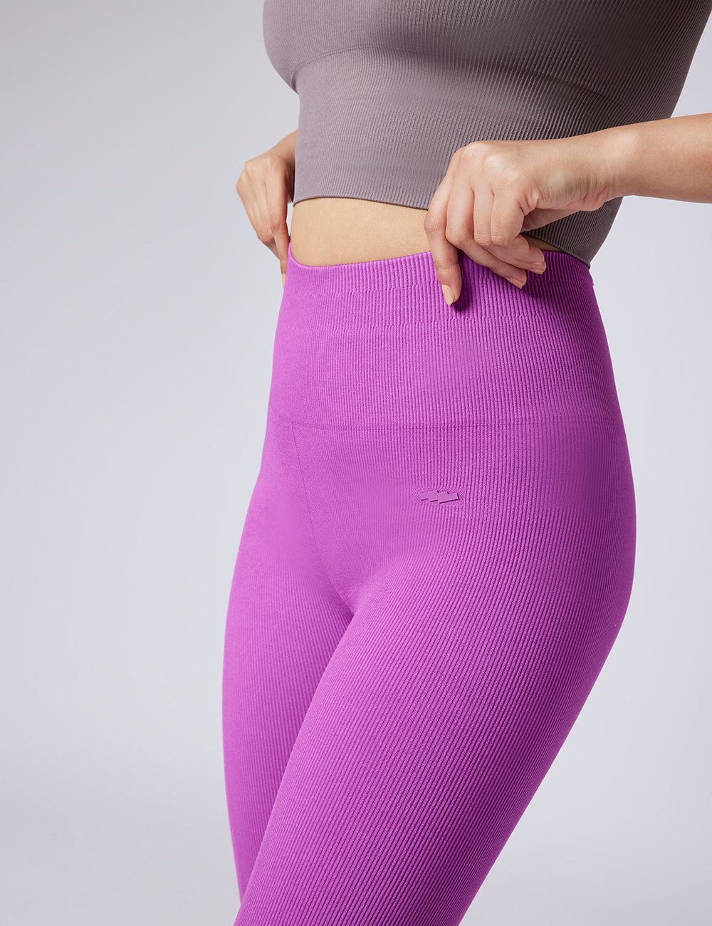FlexRib Knee Shorts-AMETHYST / S