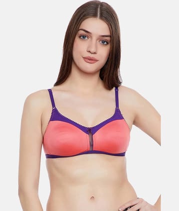 Clovia Cotton Non Padded Women's T-Shirt Bra ( Coral )