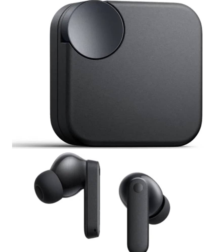 Bluetooth Earbuds with Mic | 48H Battery | Type-C Charging | Deep Bass Sound (BLACK)