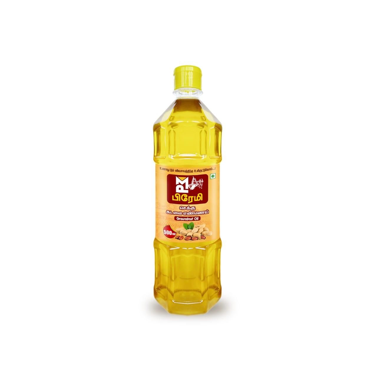 Cold Pressed Groundnut Oil - 500 ml