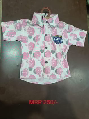Kids Printed Full Sleeve Shirt