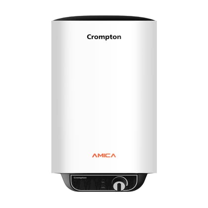 Crompton Amica 25-L 5 Star Rated Storage Water Heater (Geyser) (Black & White) Crompton Amica 25-L 5 Star Rated Storage Water Heater (Geyser) (Black & White) - Black and White / 25 Litres