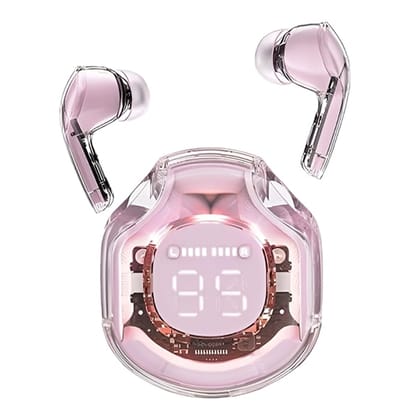 Flute Ultrapods Pro Wireless Earbuds - Pink