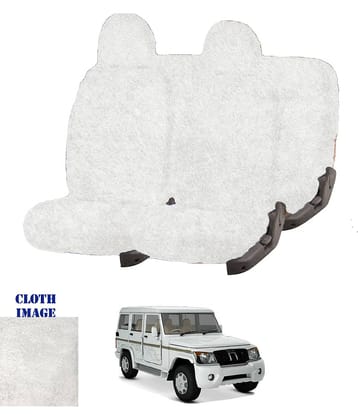 Mahindra Bolero 7S White 7 Seater Car Seat Cover