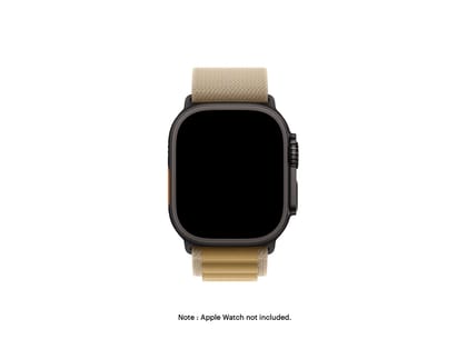 DailyObjects Ridge Loop Apple WatchBand (38/40/41/Series10 42mm) - Tan