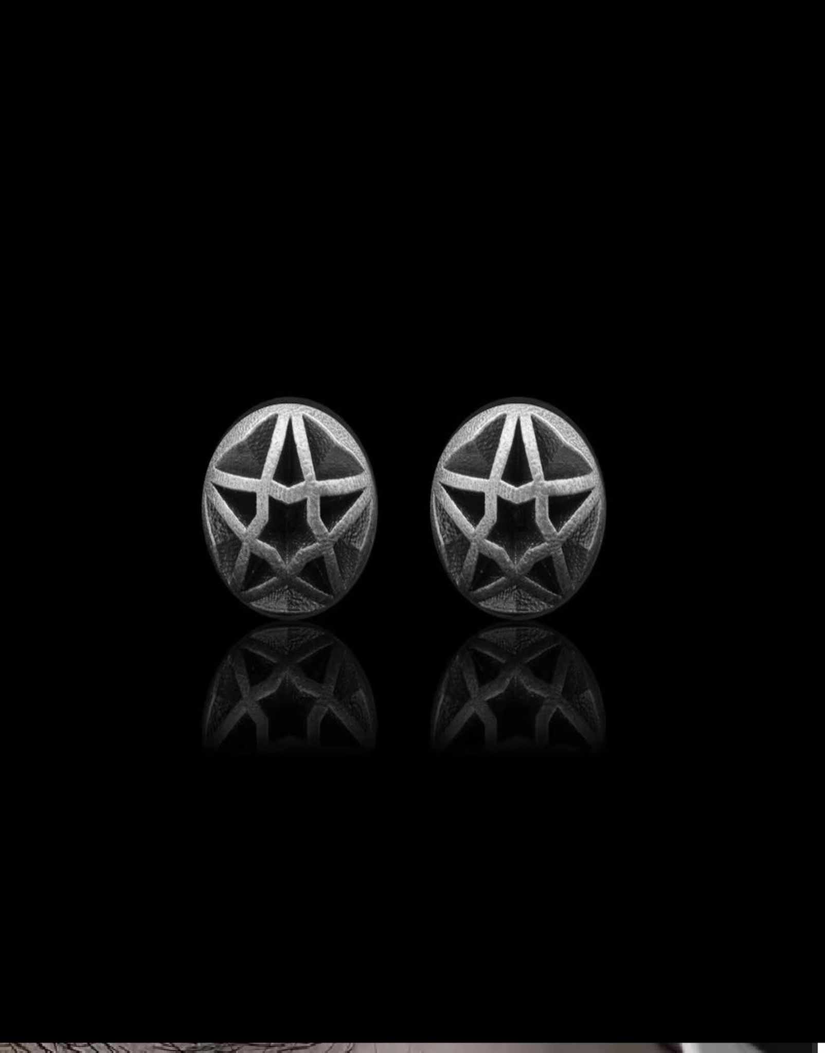 Star Stud Earrings-Pair