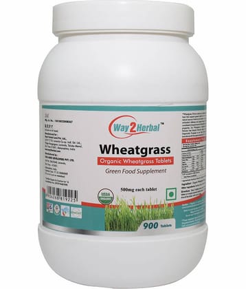 Way2Herbal Wheatgrass Tablet 900 No.S Pack of 1