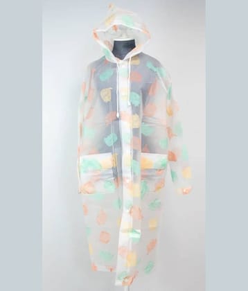 Infispace Polyester Long Raincoat - Multi Color