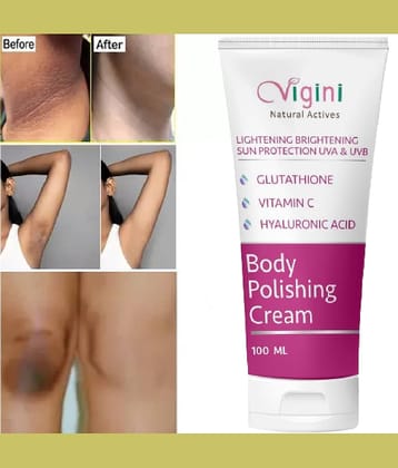 Vigini Natural Body Lightening Brightening Moisturizing Polishing Fairness Exfoliating Day Night Gel Cream Skin Glow Whitening Men Women Pigmentation Dark Spots D Tan Removal Uneven Tone Nourishment SPF 30 Sunblock Use In Underarm, Armpits Hip Neck Elbow Vigini Natural Body Lightening Brightening Moisturizing Polishing Fairness Exfoliating Day Night Gel Cream Skin Glow Whitening Men Women Pigmentation Dark Spots D Tan Removal Uneven Tone Nourishment SPF 30 Sunblock Use In Underarm, Armpits Hip Neck Elbow