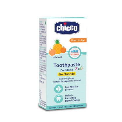 Chicco MIx Fruit Baby Tooth Paste 12mn to 6yr-MIx Fruit Tooth Paste