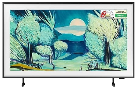 Samsung 189 cm (75 inches) The Frame Series 4K Ultra HD Smart QLED TV QA75LS03FAUXXL (Black)